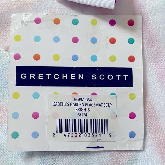 Gretchen Scott TM. Floral Placemat. Only ONE. - Picture 6 of 6